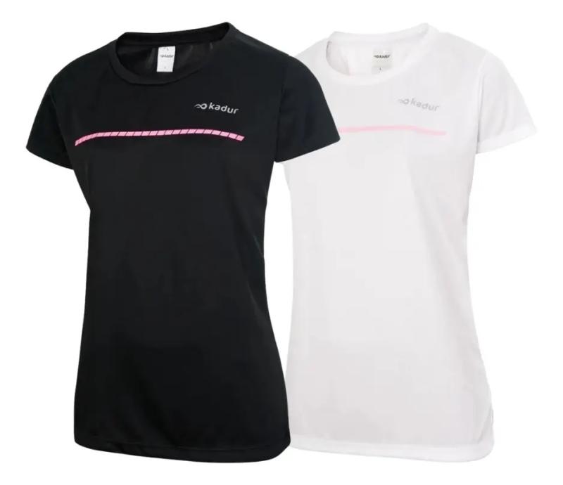 Remera Mujer Deportiva Running X2 Combo