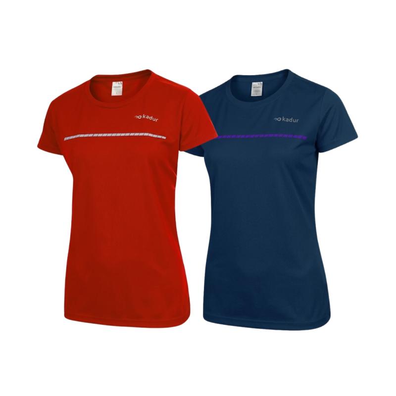 Remera Mujer Deportiva Running X2 Combo