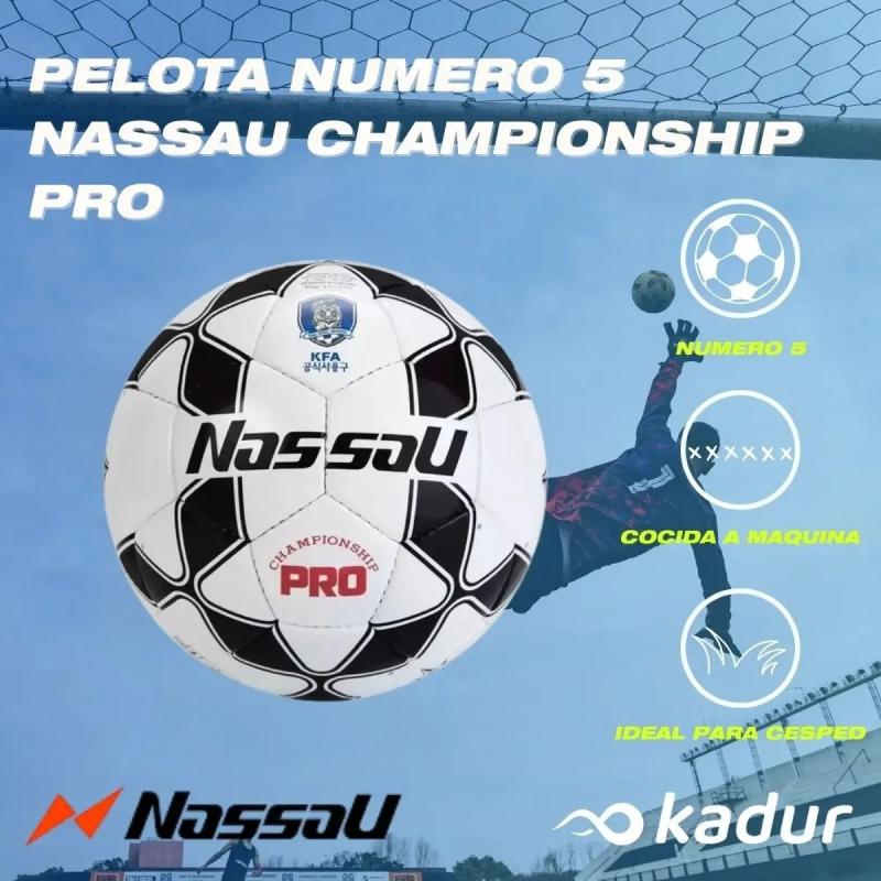 Pelotas Nassau N5 Championship Pro X3U Combo Inflador