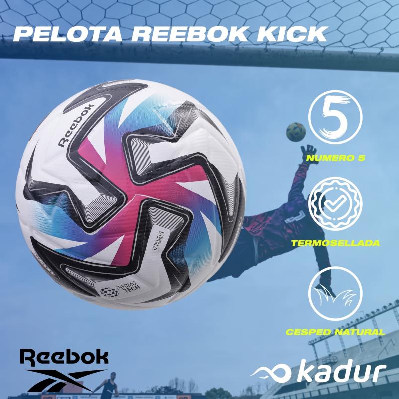 Pelotas Reebok Kick N5 X3U Inflador Nassau Combo