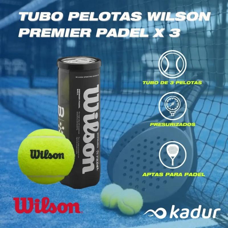 Pelotas Padel Wilson Premier X2 Tubos