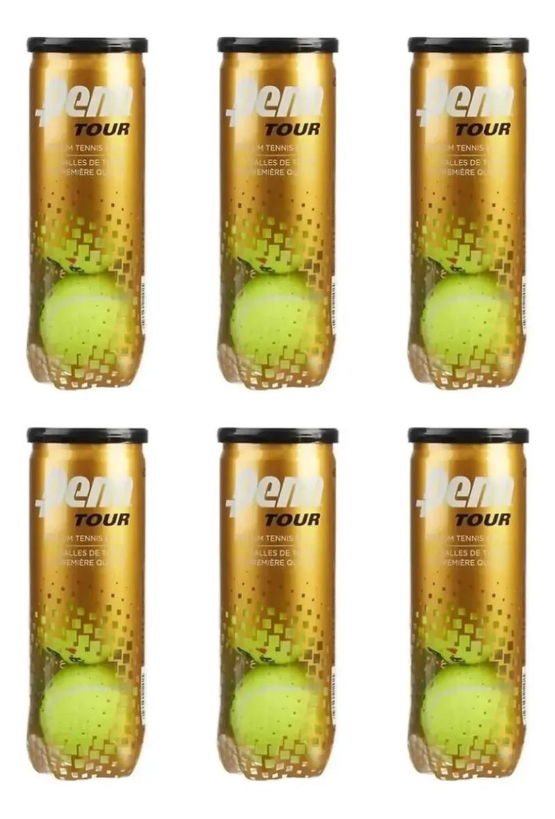 Tubo Pelotas Tenis Penn Tour x6