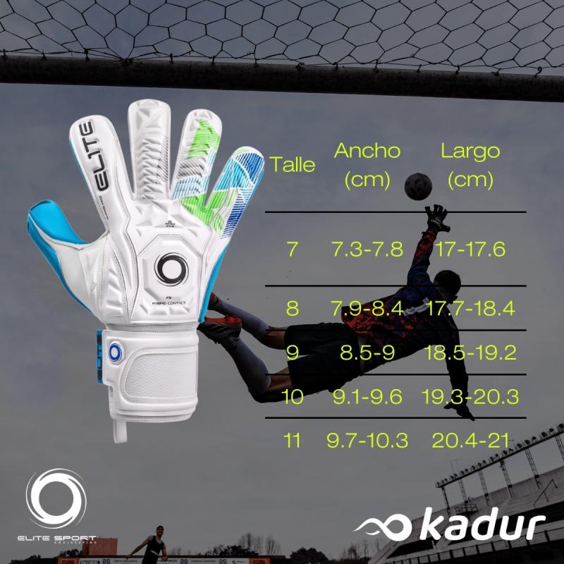 Guantes Arquero Elite Sport Aqua Futbol Profesional
