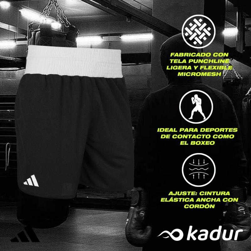 Short Adidas BX1 Hombre Boxeo Elastizado
