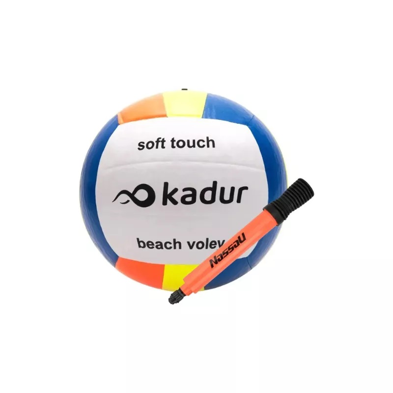 Pelota De Voley Playa Kadur Pack + Inflador Nassau