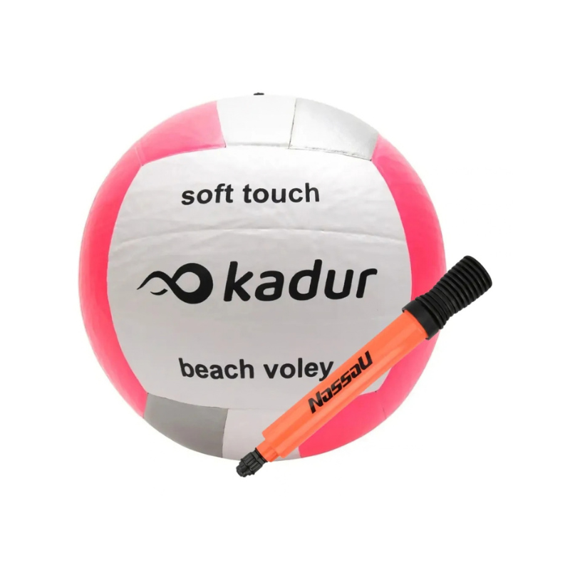 Pelota De Voley Playa Kadur Pack + Inflador Nassau