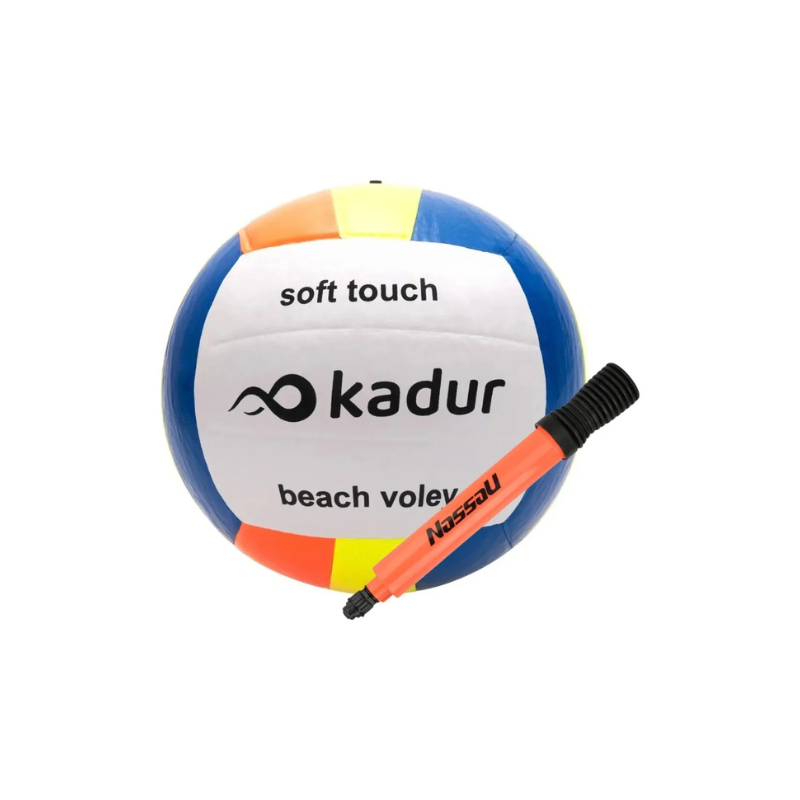 Pelota De Voley Playa Kadur Pack + Inflador Nassau