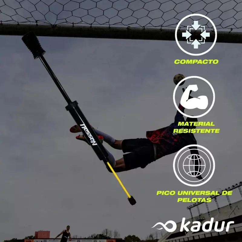 Pelota De Voley Playa Kadur Pack + Inflador Nassau