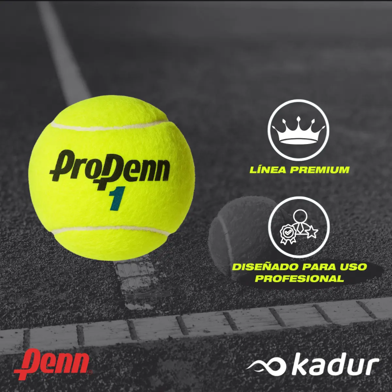 Tubo Penn Tenis Pro Penn Marathon x3 Tubos