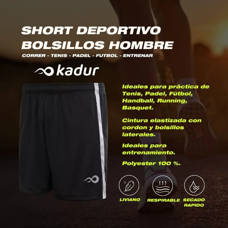 Short Deportivo Kadur Combo x2