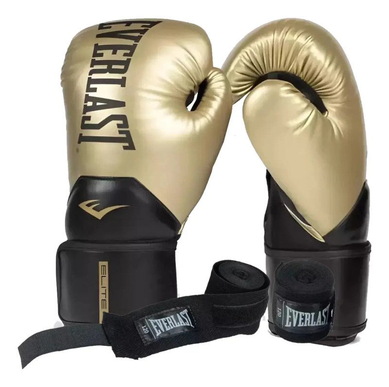 Combo Guantes Everlast Pro Style Elite + Vendas Everlast 3.05