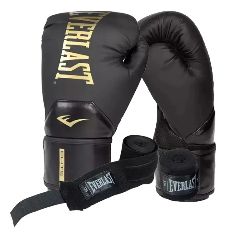 Combo Guantes Everlast Pro Style Elite + Vendas Everlast 3.05