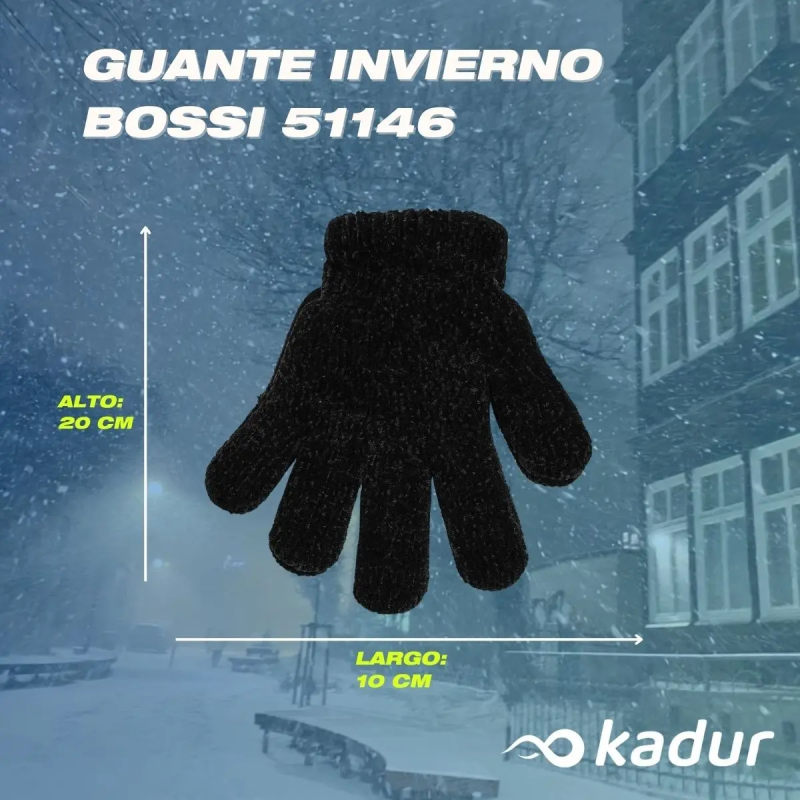 Combo Guantes Bossi + Cuello Térmico Edge
