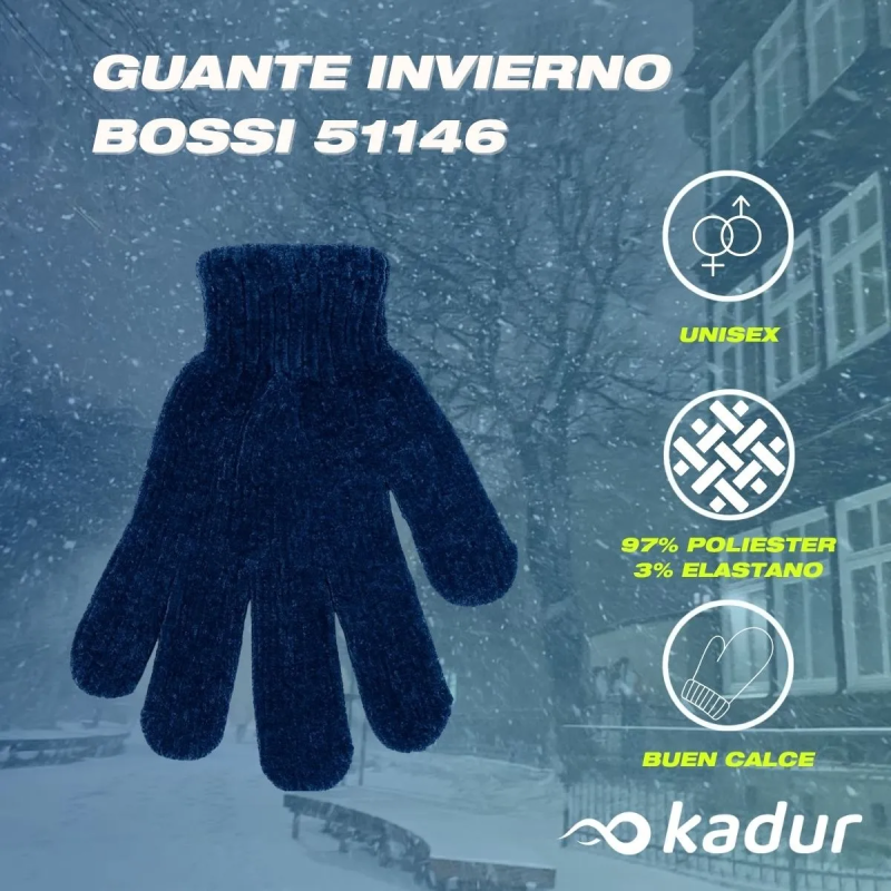 Combo Guantes Bossi + Cuello Térmico Edge