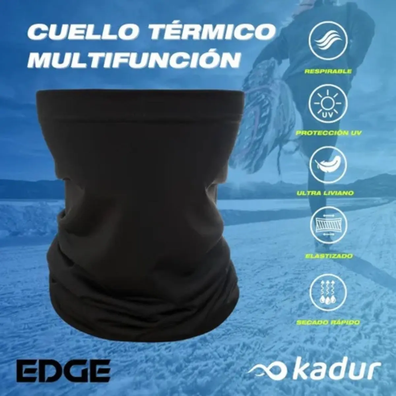 Combo Guantes Bossi + Cuello Térmico Edge