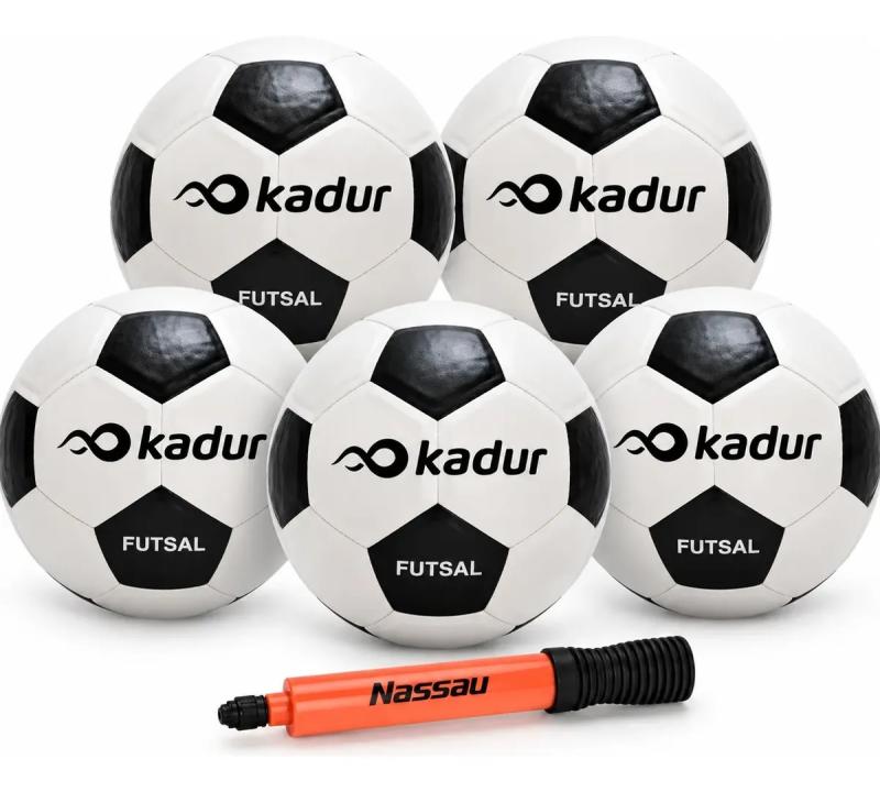 Pelotas Futsal N4 X5u Inflador Nassau Kit Futbol