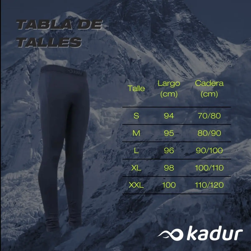 Combo Calza Larga Térmica Kadur x3