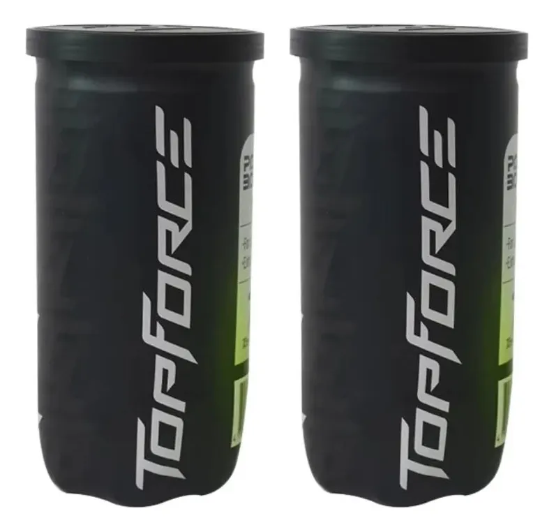 Tubo Pelotas Top Force x2 Combo x2 Tubos