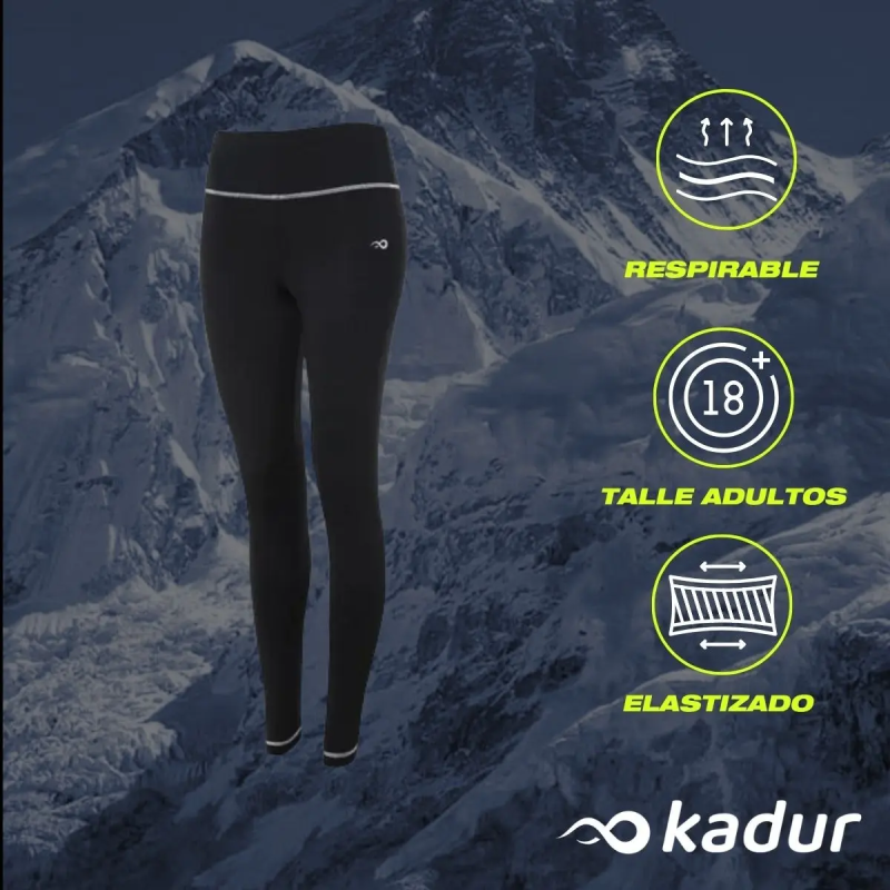 Combo Calza Larga Térmica Dama Kadur x2