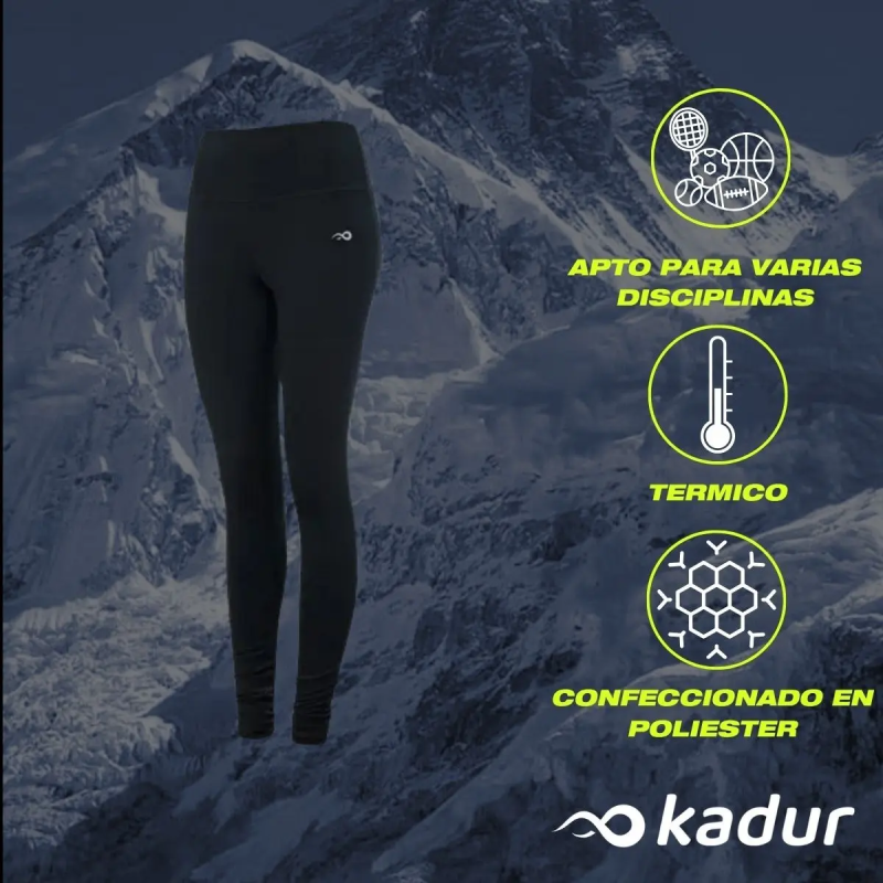 Combo Calza Larga Térmica Dama Kadur x2
