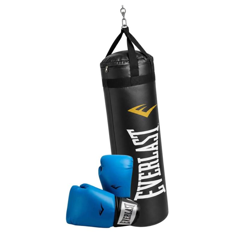 Bolsa Boxeo Everlast 110 Cm Guantes Pro Style Kit