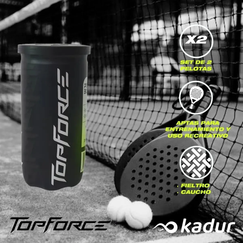 Combo 6 Tubos Pelotas Top Force