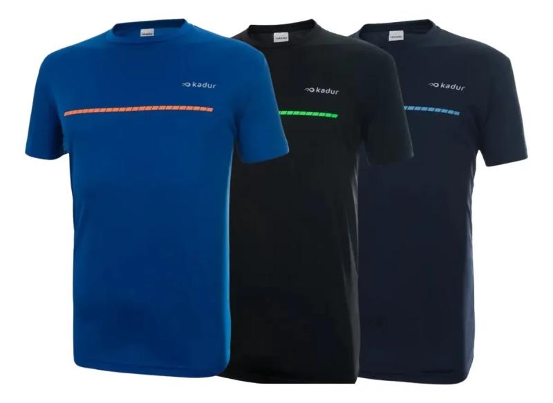 Remera Deportiva Kadur x3 Unidades
