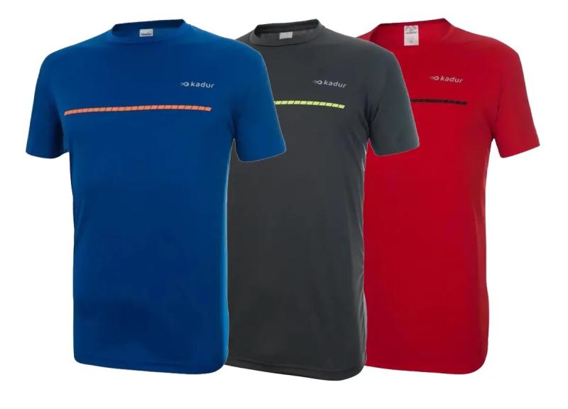 Remera Deportiva Kadur x3 Unidades