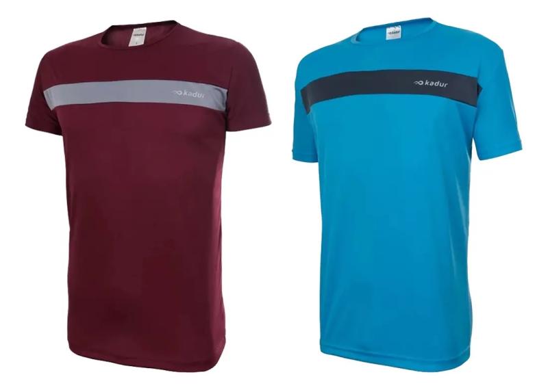 Remera Deportiva Hombre Combinada Kadur x2