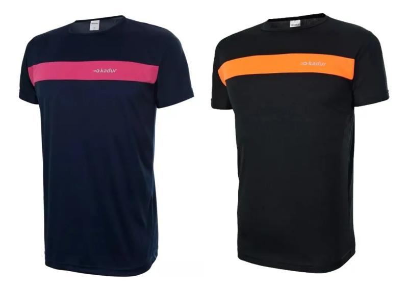 Remera Deportiva Hombre Combinada Kadur x2