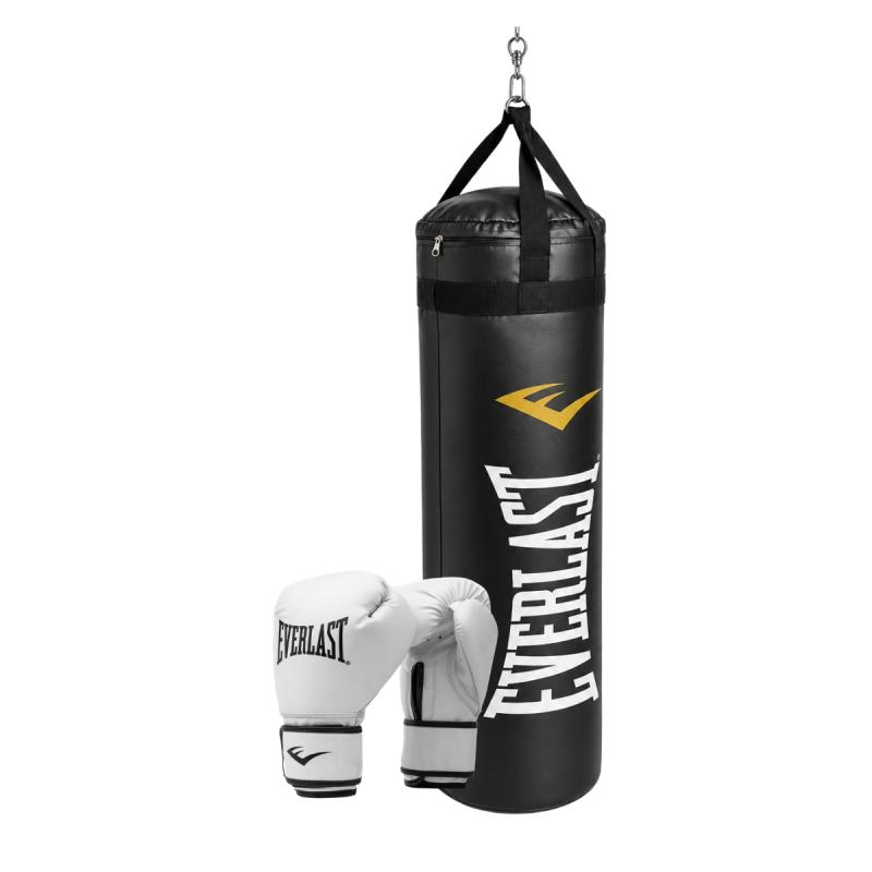 Bolsa Boxeo Everlast 110 Cm Guantes Core 2 Kit