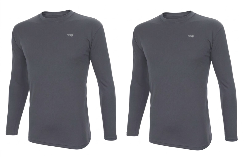 Remera Deportiva Manga Larga Hombre Kadur X2