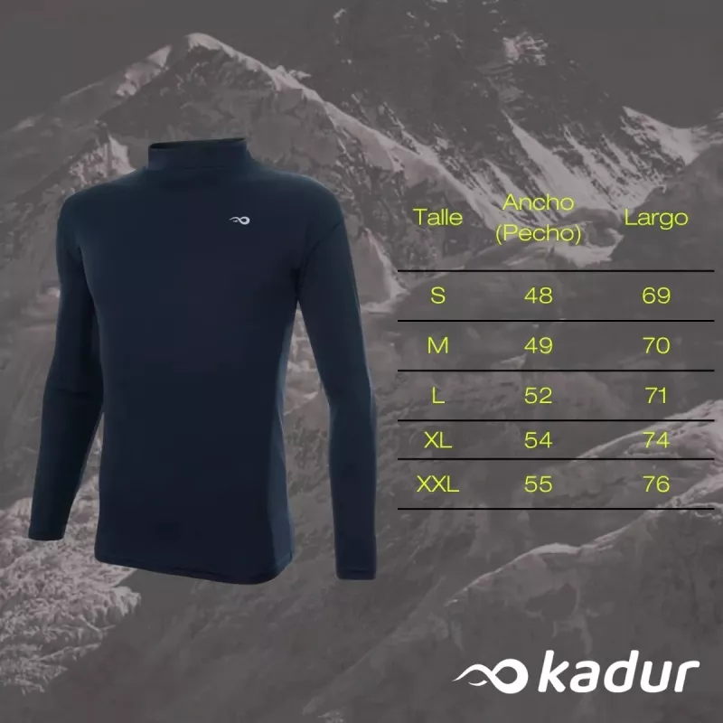 Remera Deportiva Manga Larga Hombre Kadur X2