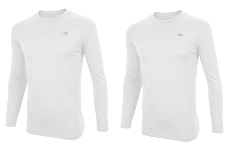 Remera Deportiva Manga Larga Hombre Kadur X2