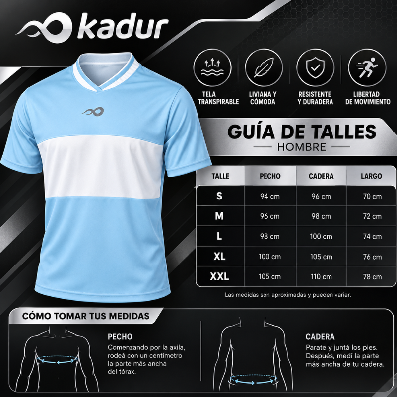 Camiseta Futbol Kadur Sin Numerar