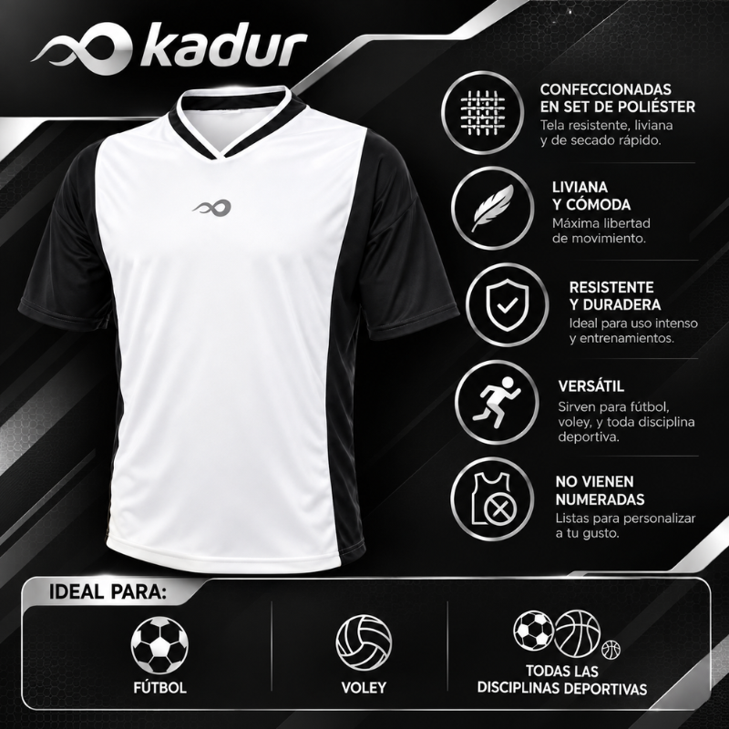 Camiseta Futbol Kadur Sin Numerar