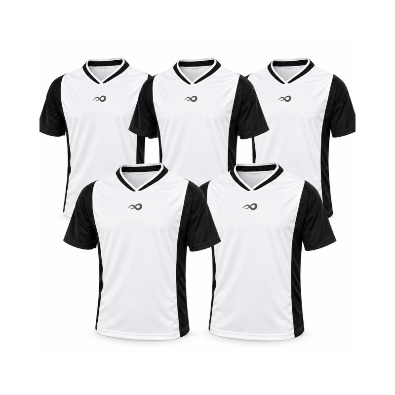 Camiseta Futbol Kadur Sin Numerar Pack X5