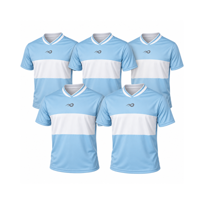 Camiseta Futbol Kadur Sin Numerar Pack X5