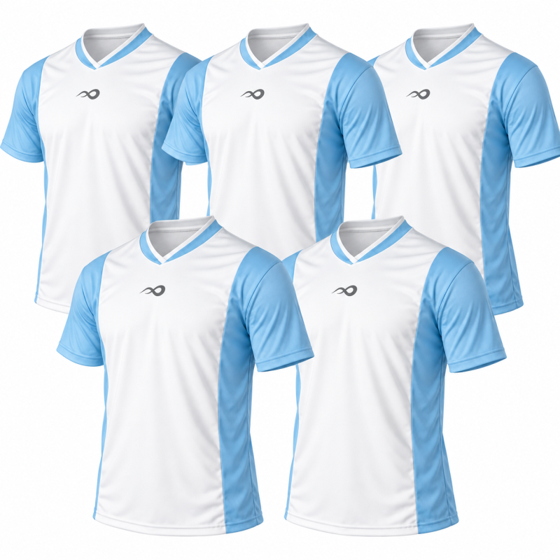 Camiseta Futbol Kadur Sin Numerar Pack X5