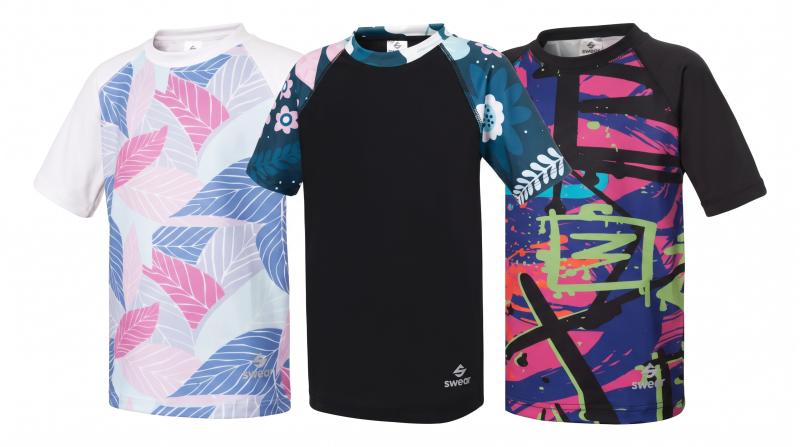 Remeras UV Infantiles Swear Manga Corta Combo X3