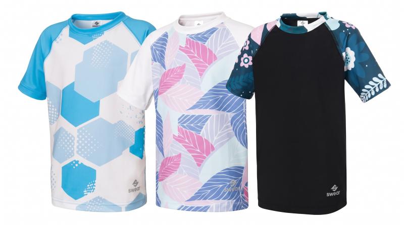 Remeras UV Infantiles Swear Manga Corta Combo X3
