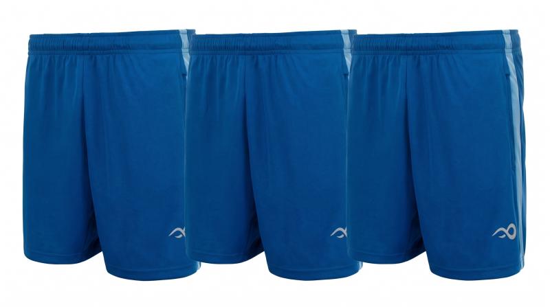 Short Running Hombre Bolsillos Combo X3