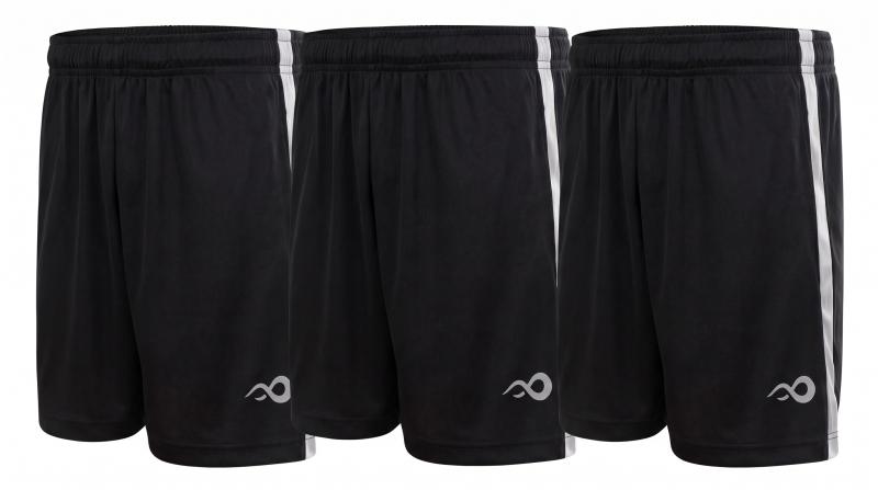 Short Running Hombre Bolsillos Combo X3