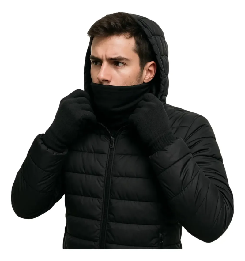Combo Campera + Cuello Termico + Guantes