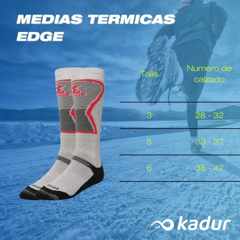 Medias Termicas Edge Pack x3