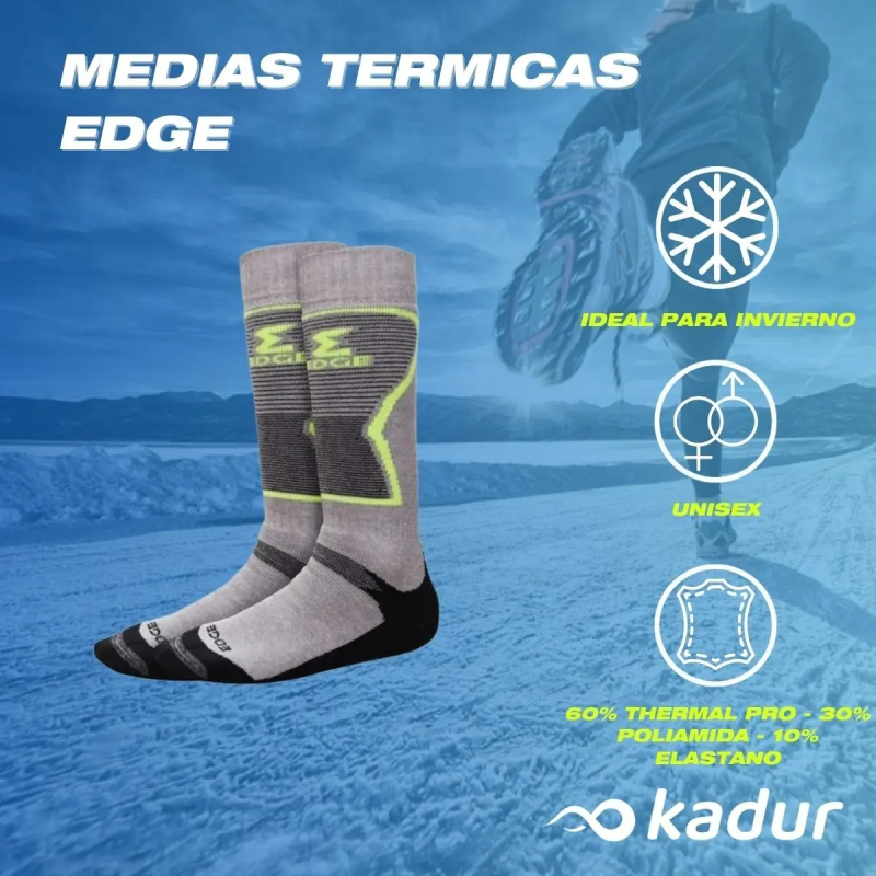 Medias Termicas Edge Pack x3
