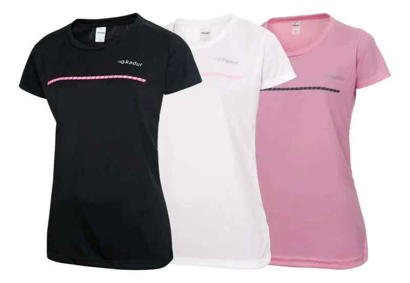 Remera Deportiva Mujer Kadur x3