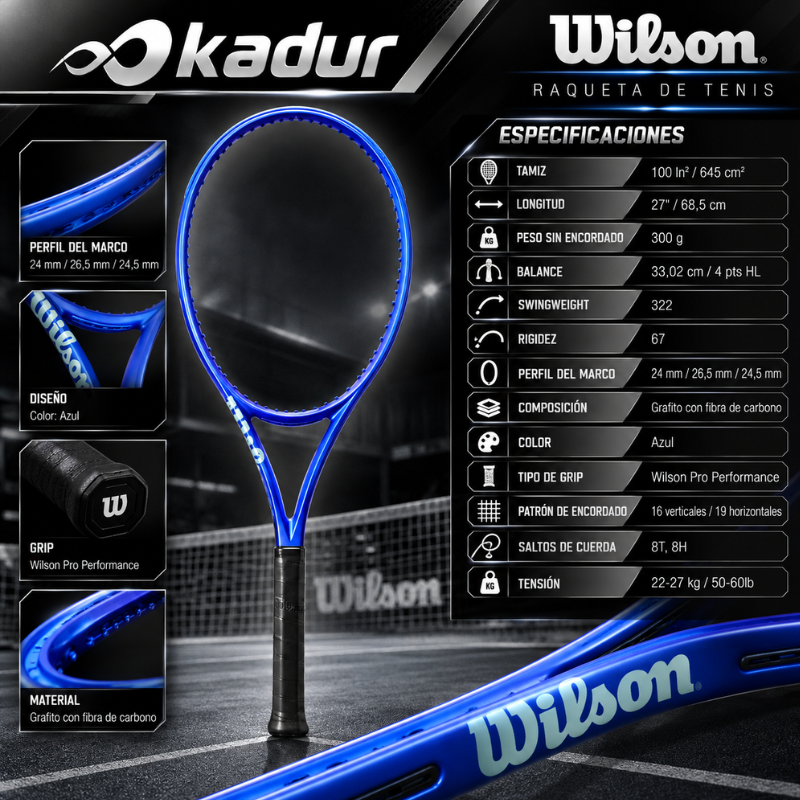 Raqueta Tenis Wilson Ultra 100 V5 FRM 3 4 3/8