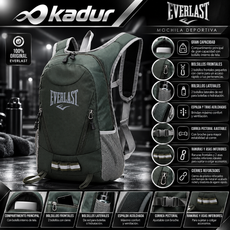 Mochila Running Everlast 21735