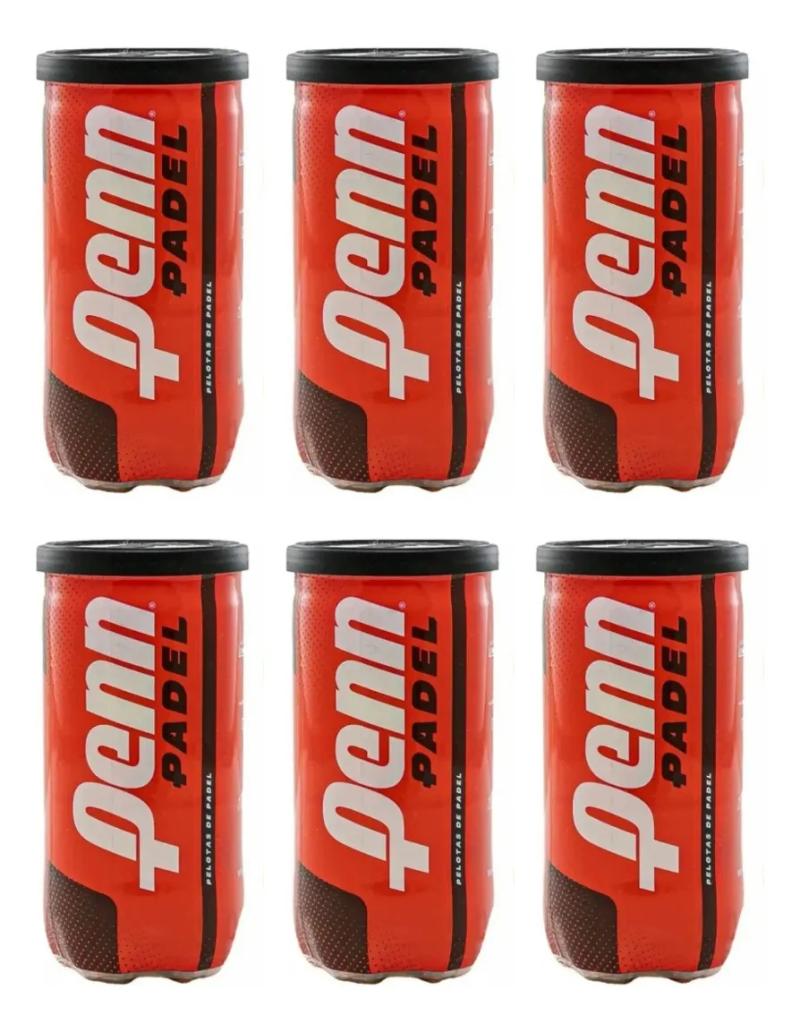 Tubo Pelotas Penn Padel Kit x6 Tubos